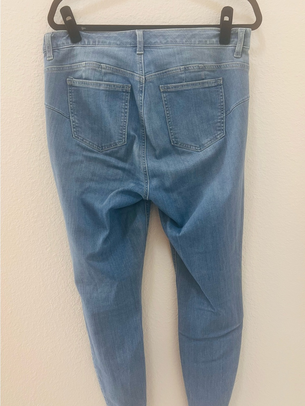 Torrid Light Blue Skinny Jeans with Button-Fly - Picture 5 of 5